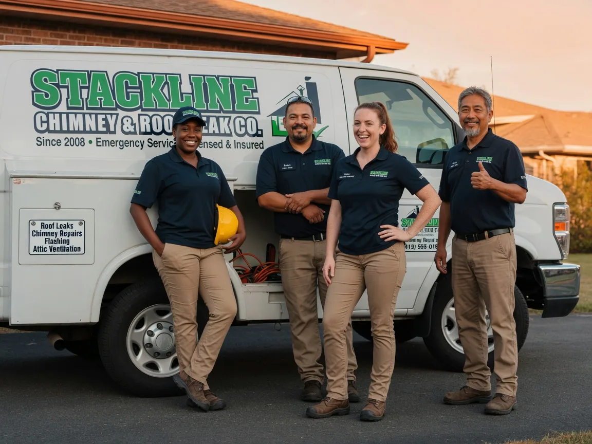 Chimney flashing repair company in Utica, MN